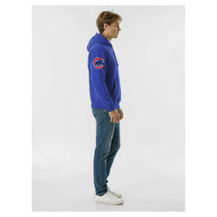 Chicago Cubs Champion Reverse Weave Chenille Hoodie - Royal