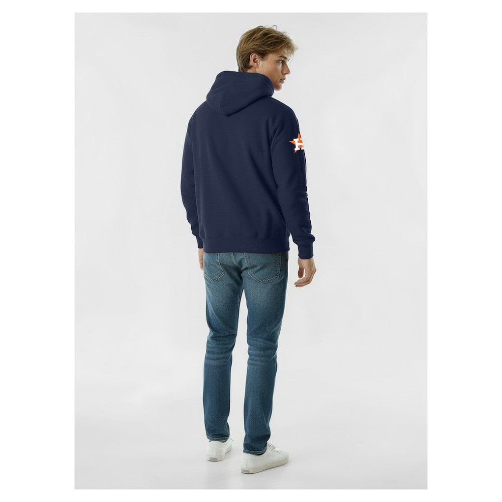 Houston Astros Champion Reverse Weave Chenille Hoodie - Navy