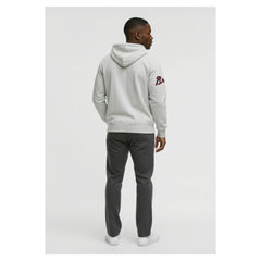 Atlanta Braves Champion Reverse Weave Chenille Full-Zip Hoodie - Gray