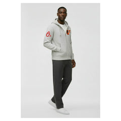 Baltimore Orioles Champion Reverse Weave Chenille Full-Zip Hoodie - Gray