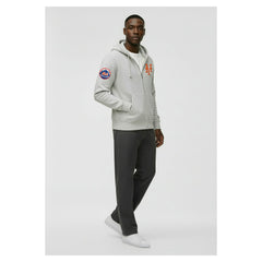 New York Mets Champion Reverse Weave Chenille Full-Zip Hoodie - Gray