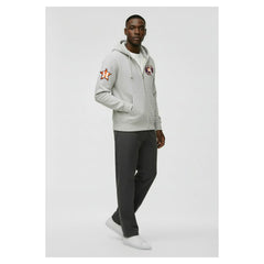 Houston Astros Champion Reverse Weave Chenille Full-Zip Hoodie - Gray