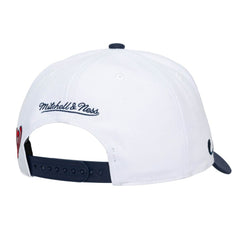 Washington Nationals Unisex XL Script Pro Crown Adjustable Hat - White/Navy | Mitchell & Ness