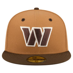 Washington Commanders New Era Two-Tone Walnut 59FIFTY Fitted Hat - Light Brown/Dark Brown cheap