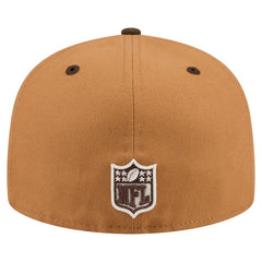Washington Commanders New Era Two-Tone Walnut 59FIFTY Fitted Hat - Light Brown/Dark Brown cheap
