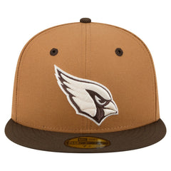 Arizona Cardinals New Era Two-Tone Walnut 59FIFTY Fitted Hat - Light Brown/Dark Brown cheap