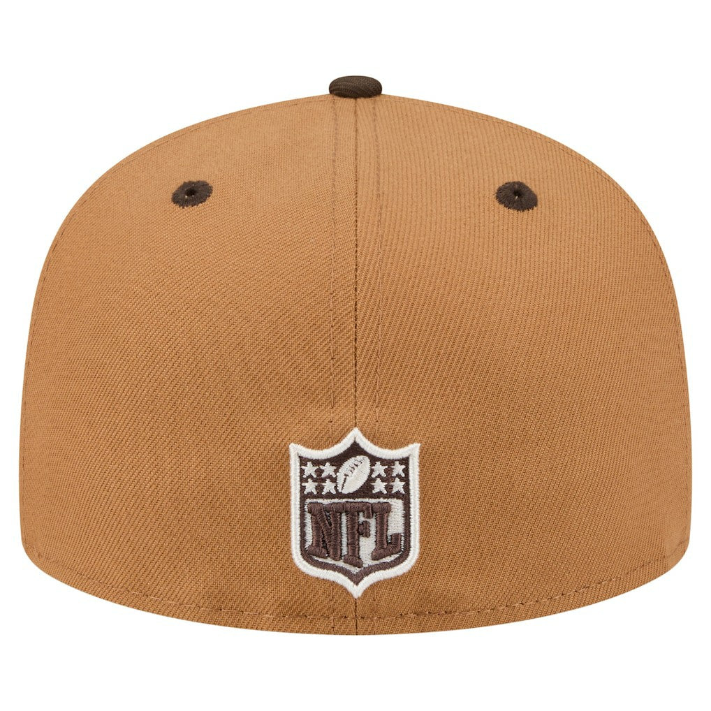 Arizona Cardinals New Era Two-Tone Walnut 59FIFTY Fitted Hat - Light Brown/Dark Brown cheap