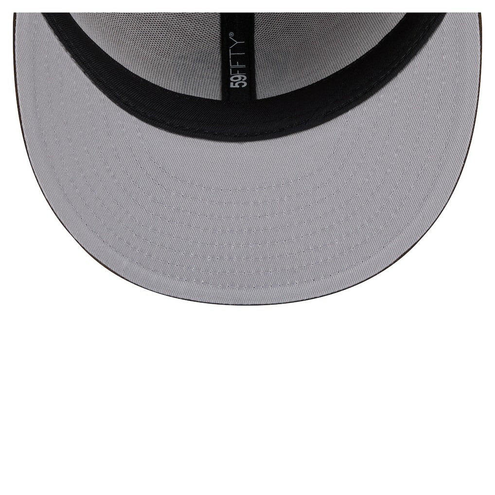 Cleveland Browns New Era Two-Tone Walnut 59FIFTY Fitted Hat - Light Brown/Dark Brown for sale