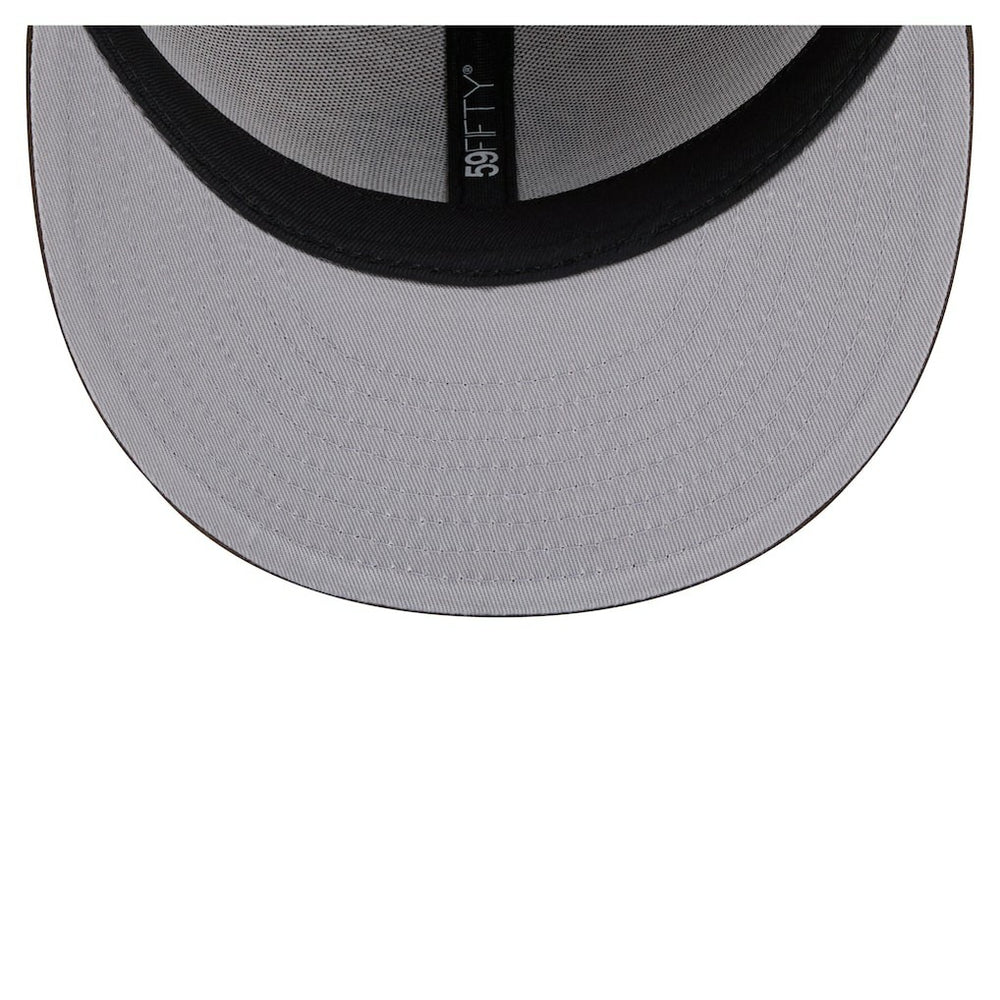 Cleveland Browns New Era Two-Tone Walnut 59FIFTY Fitted Hat - Light Brown/Dark Brown for sale