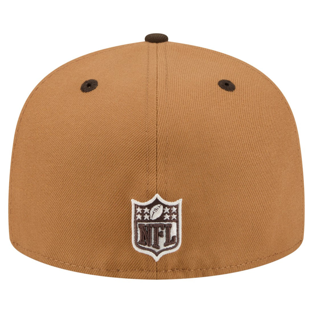 Houston Texans New Era Two-Tone Walnut 59FIFTY Fitted Hat - Light Brown/Dark Brown online