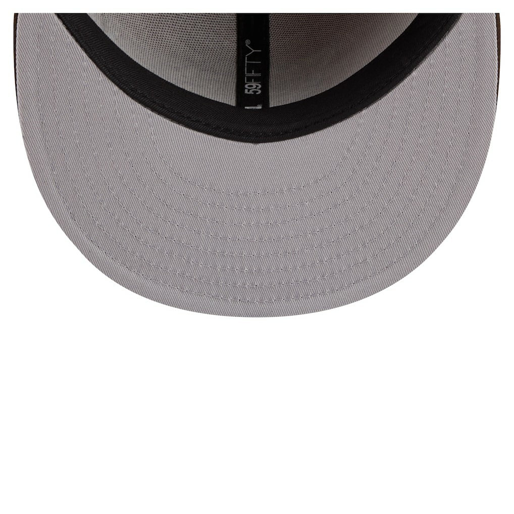 Jacksonville Jaguars New Era Two-Tone Walnut 59FIFTY Fitted Hat - Light Brown/Dark Brown on sale