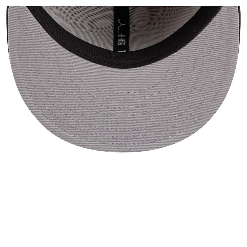 Jacksonville Jaguars New Era Two-Tone Walnut 59FIFTY Fitted Hat - Light Brown/Dark Brown on sale