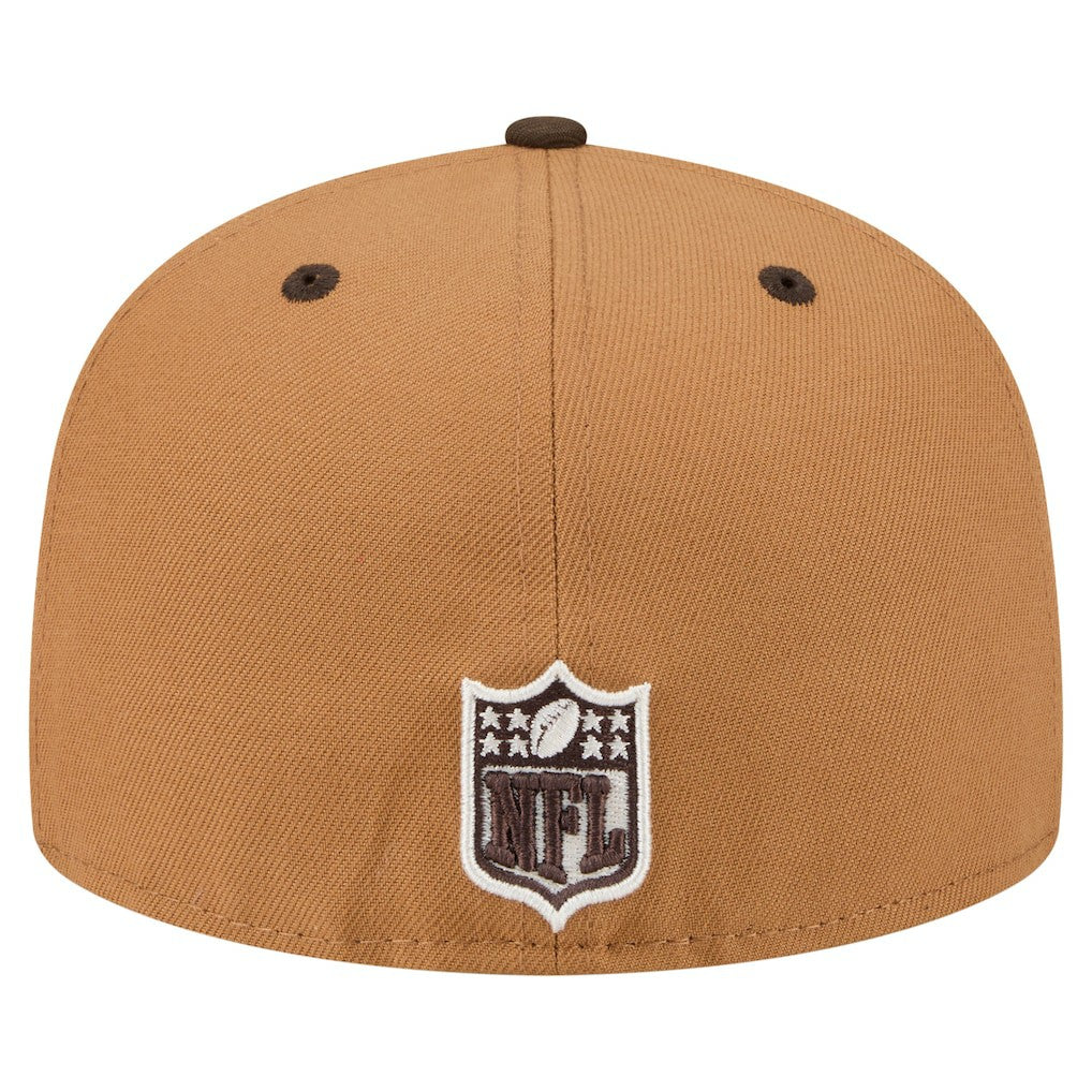 Kansas City Chiefs New Era Two-Tone Walnut 59FIFTY Fitted Hat - Light Brown/Dark Brown online