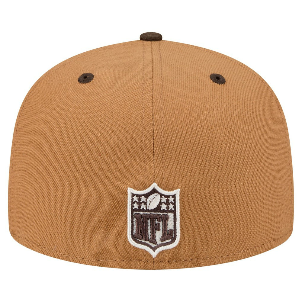 Kansas City Chiefs New Era Two-Tone Walnut 59FIFTY Fitted Hat - Light Brown/Dark Brown online
