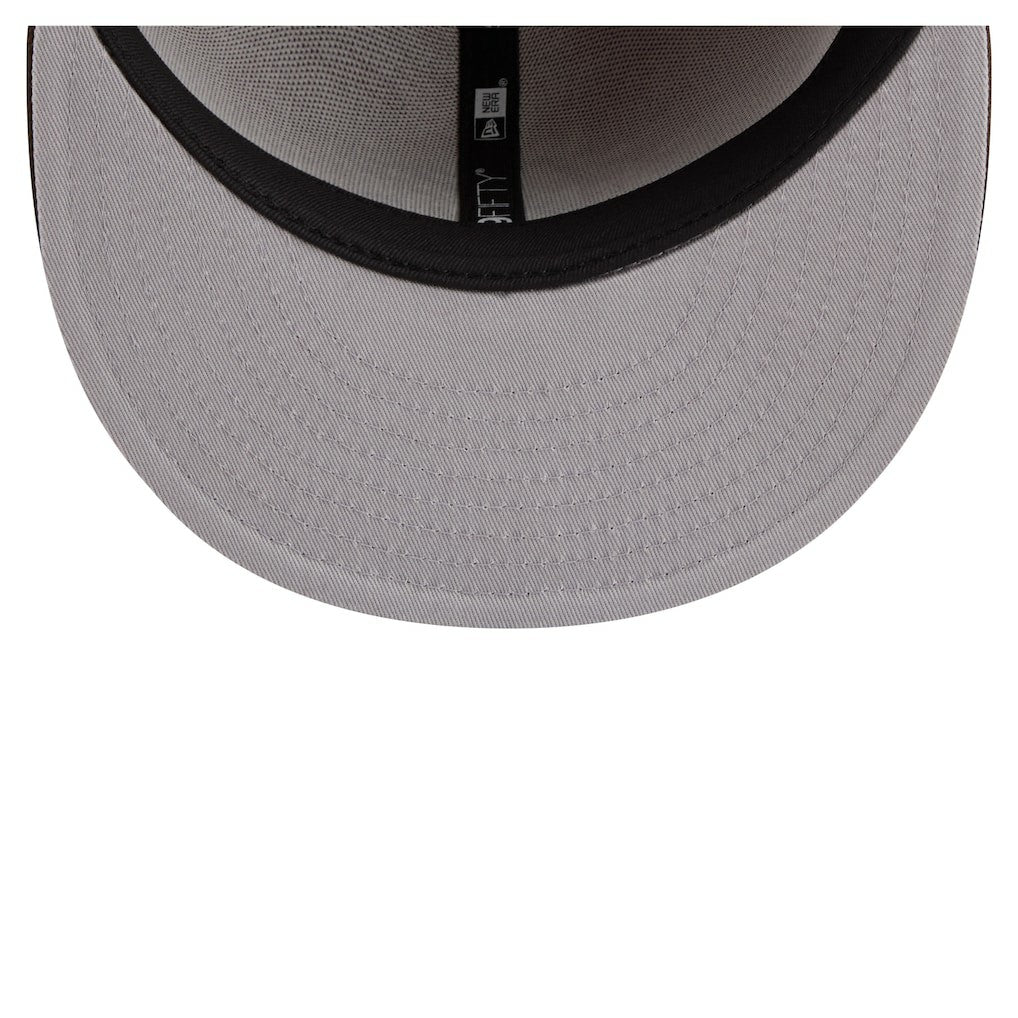 Miami Dolphins New Era Two-Tone Walnut 59FIFTY Fitted Hat - Light Brown/Dark Brown sale