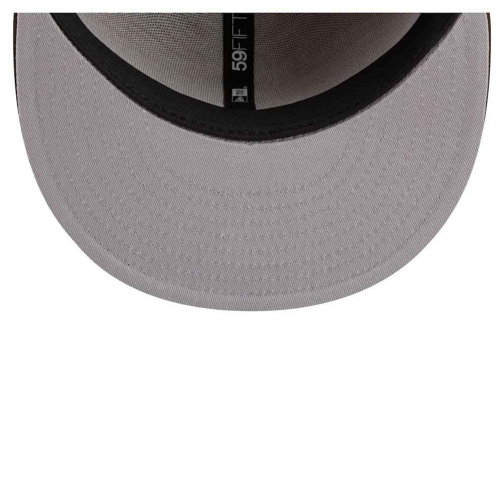 Minnesota Vikings New Era Two-Tone Walnut 59FIFTY Fitted Hat - Light Brown/Dark Brown discount