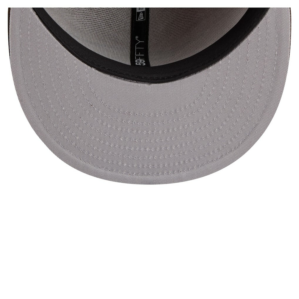 New England Patriots New Era Two-Tone Walnut 59FIFTY Fitted Hat - Light Brown/Dark Brown on sale