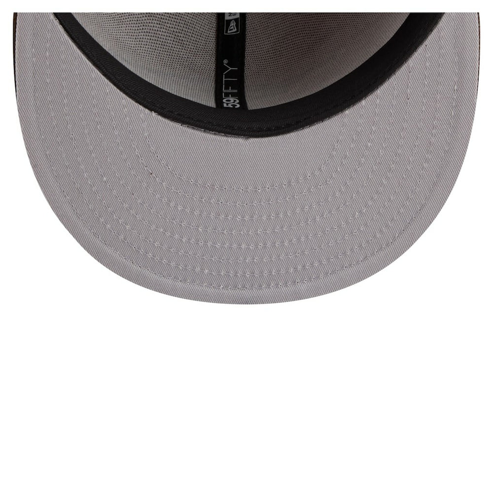 New England Patriots New Era Two-Tone Walnut 59FIFTY Fitted Hat - Light Brown/Dark Brown on sale