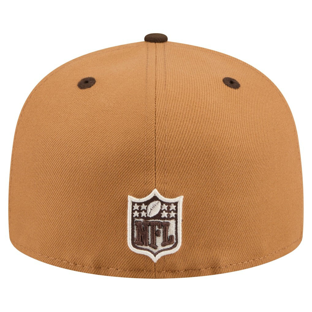 New Orleans Saints New Era Two-Tone Walnut 59FIFTY Fitted Hat - Light Brown/Dark Brown online
