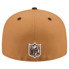 San Francisco 49ers New Era Two-Tone Walnut 59FIFTY Fitted Hat - Light Brown/Dark Brown outlet