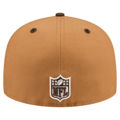 Tampa Bay Buccaneers New Era Two-Tone Walnut 59FIFTY Fitted Hat - Light Brown/Dark Brown discount