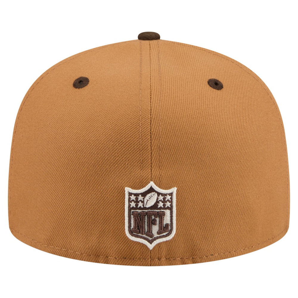 Tennessee Titans New Era Two-Tone Walnut 59FIFTY Fitted Hat - Light Brown/Dark Brown sale