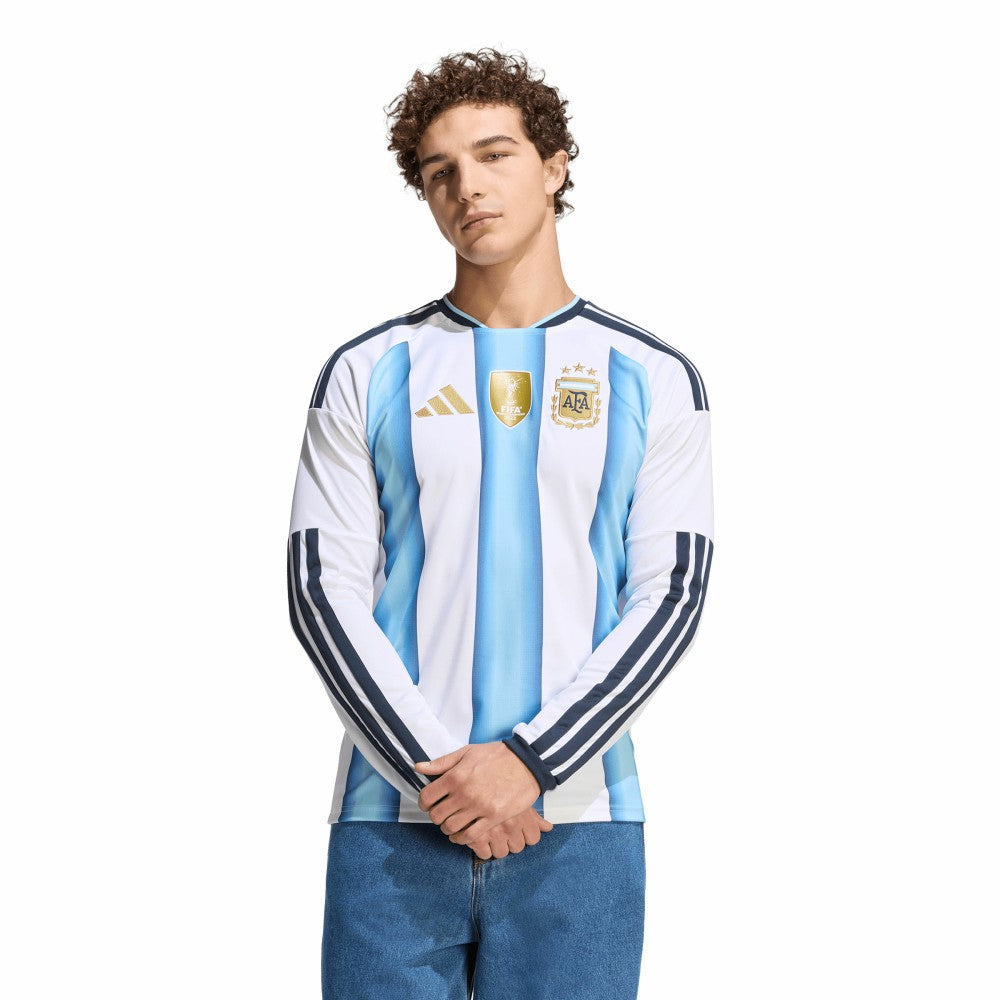 Argentina National Team FIFA x World Cup 2026 Home Replica Long Sleeve Jersey - White | Adidas for sale