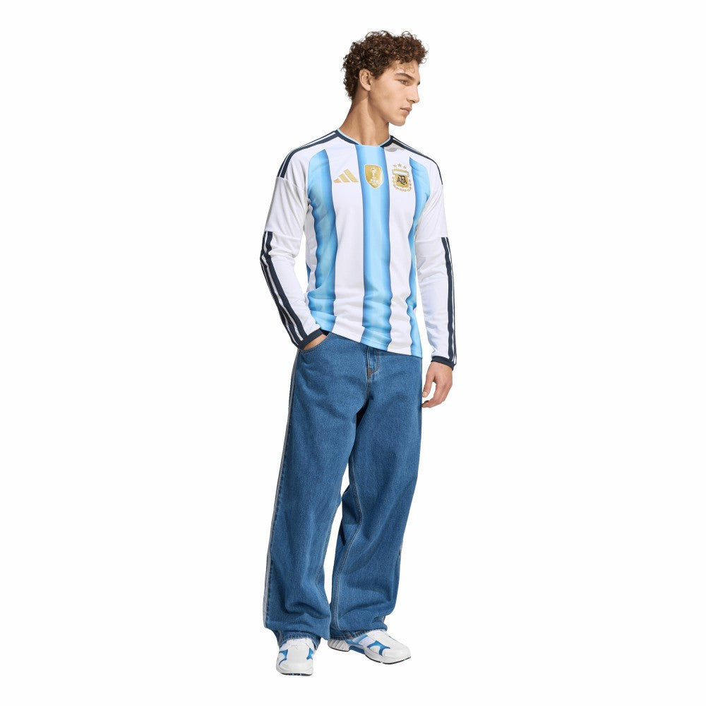 Argentina National Team FIFA x World Cup 2026 Home Replica Long Sleeve Jersey - White | Adidas for sale