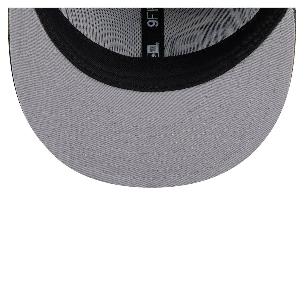 New England Patriots Adult Burnt Wood Camo 9FIFTY Snapback Hat - Dark Brown online