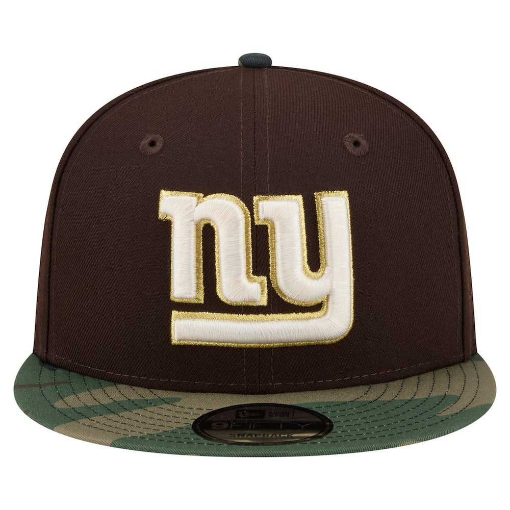 New York Giants Adult Burnt Wood Camo 9FIFTY Snapback Hat - Dark Brown cheap