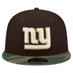 New York Giants Adult Burnt Wood Camo 9FIFTY Snapback Hat - Dark Brown cheap
