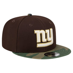 New York Giants Adult Burnt Wood Camo 9FIFTY Snapback Hat - Dark Brown cheap