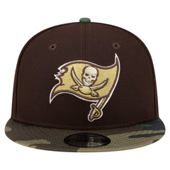 Tampa Bay Buccaneers Adult Burnt Wood Camo 9FIFTY Snapback Hat - Dark Brown outlet