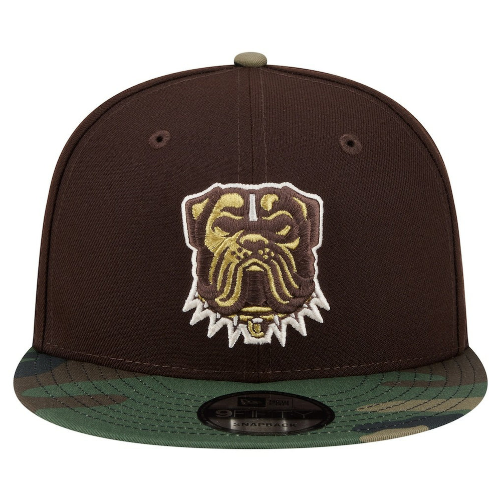 Cleveland Browns Adult Burnt Wood Camo 9FIFTY Snapback Hat - Dark Brown online