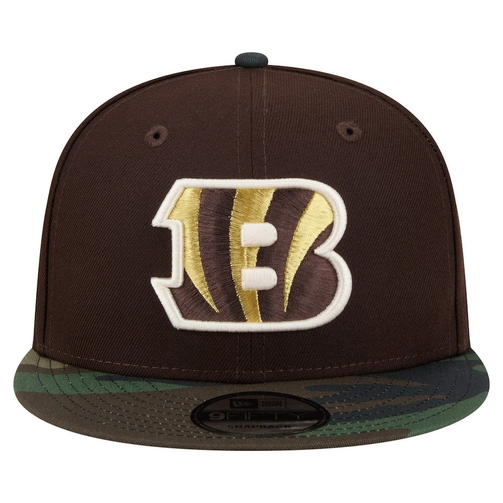 Cincinnati Bengals Adult Burnt Wood Camo 9FIFTY Snapback Hat - Dark Brown sale