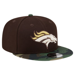 Denver Broncos Adult Burnt Wood Camo 9FIFTY Snapback Hat - Dark Brown cheap