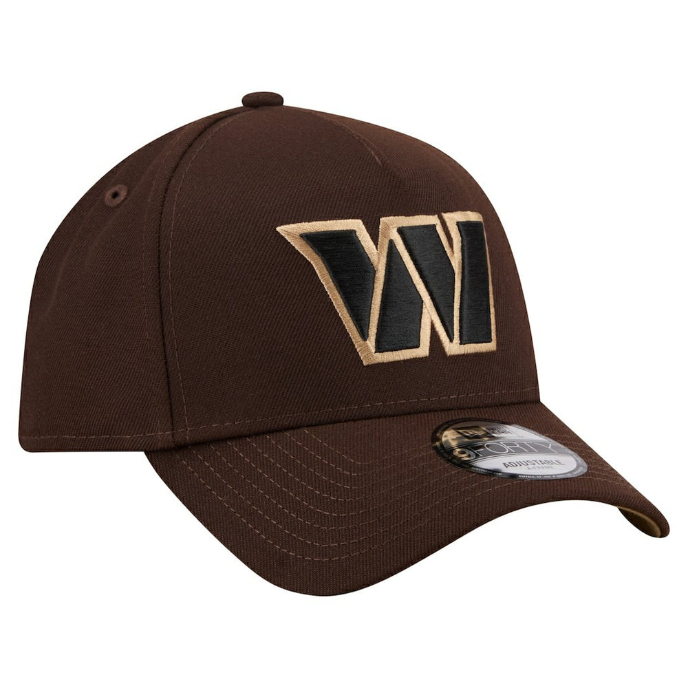 Washington Commanders New Era Burnt Wood A-Frame 9FORTY Adjustable Hat - Dark Brown online