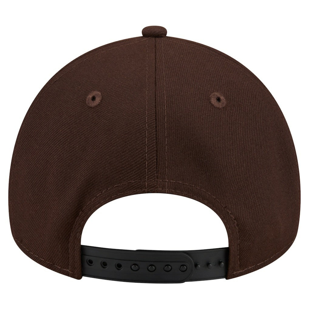 Baltimore Ravens New Era Burnt Wood A-Frame 9FORTY Adjustable Hat - Dark Brown for sale