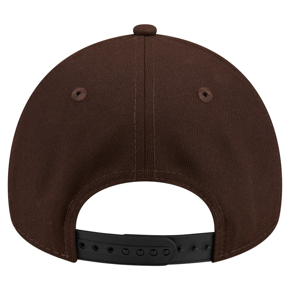 Cincinnati Bengals New Era Burnt Wood A-Frame 9FORTY Adjustable Hat - Dark Brown outlet