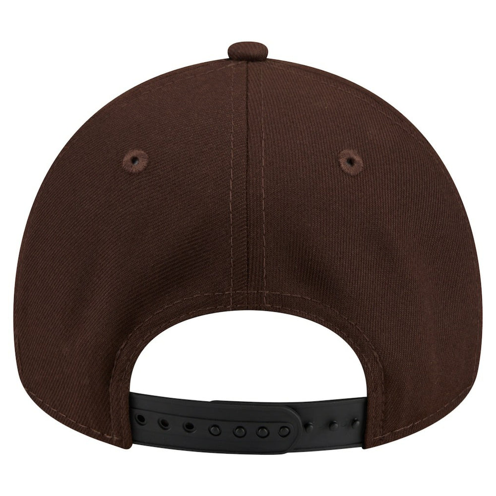 Cincinnati Bengals New Era Burnt Wood A-Frame 9FORTY Adjustable Hat - Dark Brown outlet