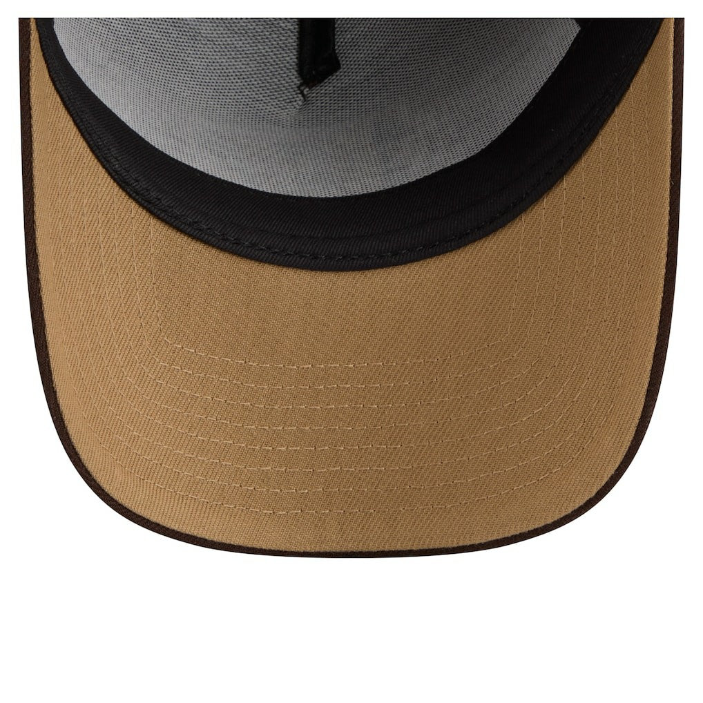 Cincinnati Bengals New Era Burnt Wood A-Frame 9FORTY Adjustable Hat - Dark Brown outlet