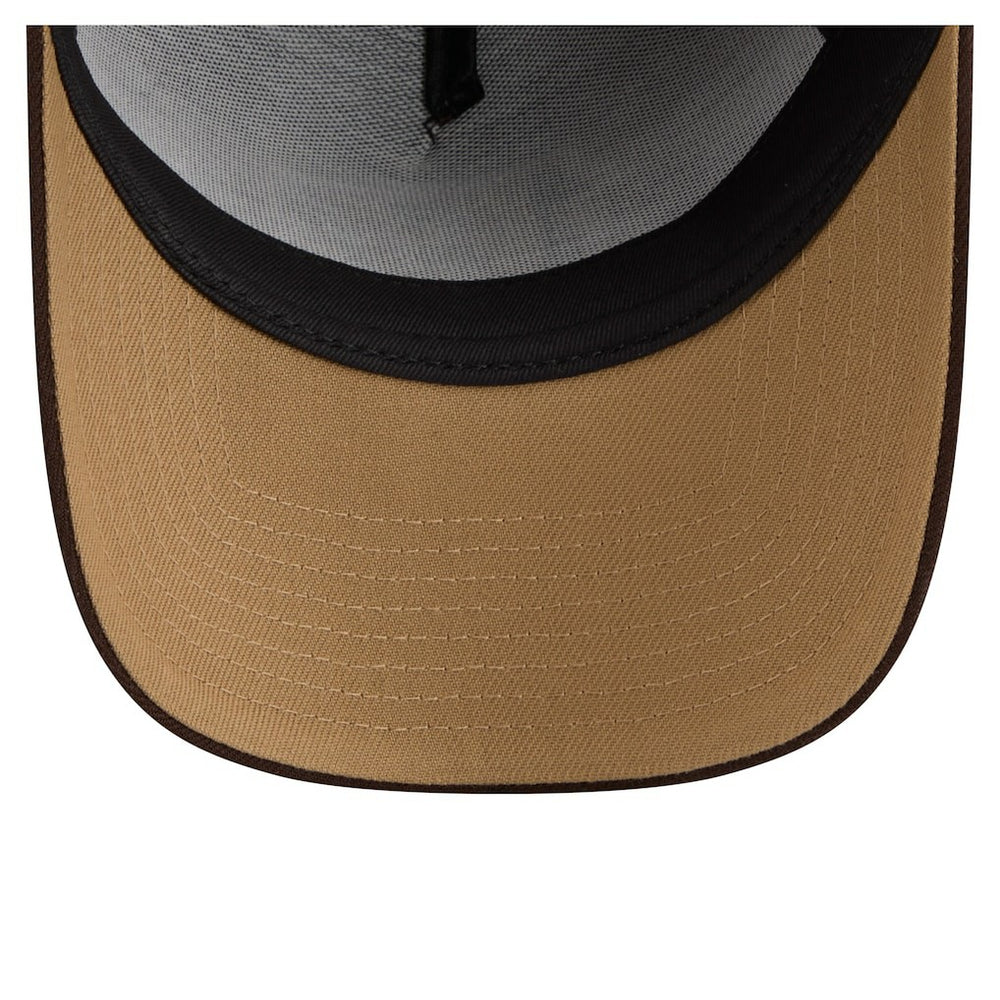 Cincinnati Bengals New Era Burnt Wood A-Frame 9FORTY Adjustable Hat - Dark Brown outlet