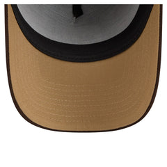 Cleveland Browns New Era Burnt Wood A-Frame 9FORTY Adjustable Hat - Dark Brown sale