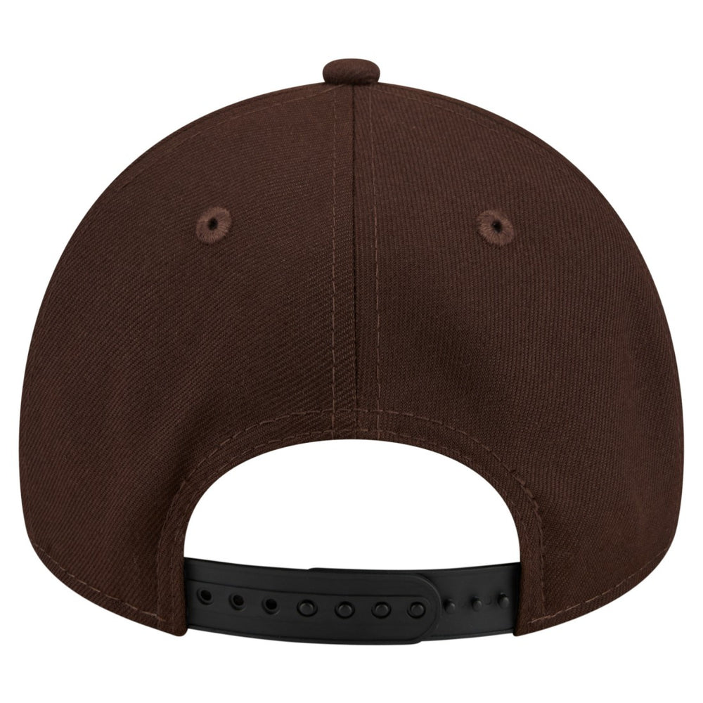 Green Bay Packers New Era Burnt Wood A-Frame 9FORTY Adjustable Hat - Dark Brown for sale