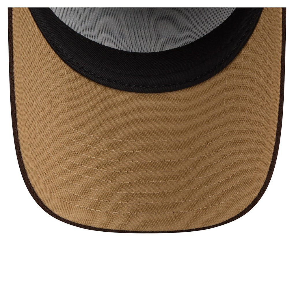 Pittsburgh Steelers New Era Burnt Wood A-Frame 9FORTY Adjustable Hat - Dark Brown outlet