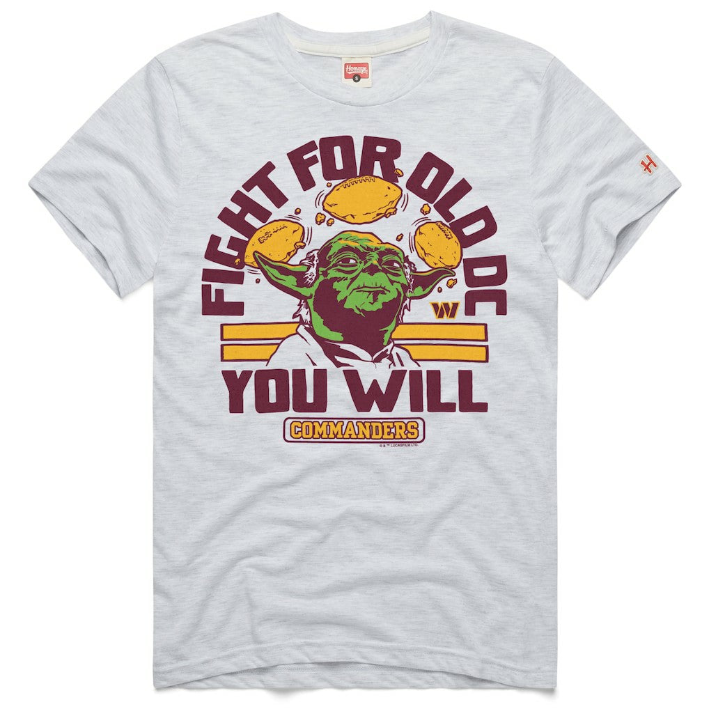 Washington Commanders Homage Unisex Star Wars x NFL Tri-Blend T-Shirt - Ash cheap