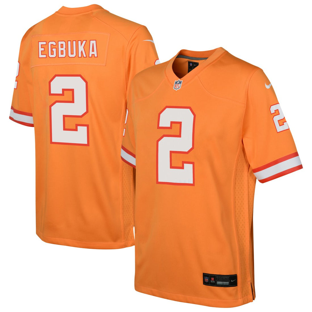 Emeka Egbuka Tampa Bay Buccaneers Youth Team Game Jersey - Orange | Nike cheap