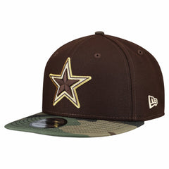 Dallas Cowboys Adult Burnt Wood Camo 9FIFTY Snapback Hat - Dark Brown for sale