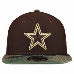 Dallas Cowboys Adult Burnt Wood Camo 9FIFTY Snapback Hat - Dark Brown for sale