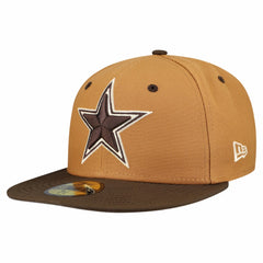 Dallas Cowboys New Era Two-Tone Walnut 59FIFTY Fitted Hat - Light Brown/Dark Brown online